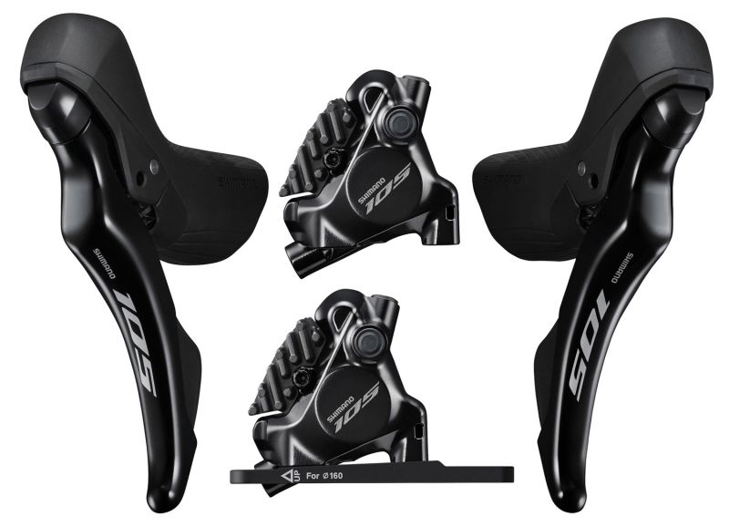 SHIMANO 105 十二速碟掣套裝-樹脂皮-R7120 / SHIMANO 105 DISC BRAKESET-ST-R7120