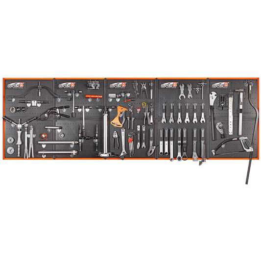 SUPER B eight-in-one tool wall display rack~TB-PB08 / SUPER B PEGBOARD TOOL STORAGE~TB-PB08