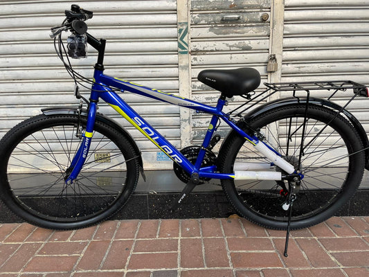 SOLAR K18 鋼架18波山地車-有泥檔有尾架-24" / SOLAR K18 STEEL MTB BIKE-24"