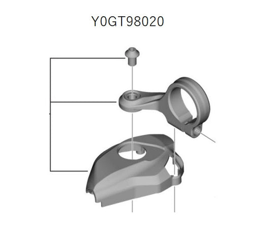 SHIMANO SL-M8100波手蓋-右邊 / SHIMANO SL-M8100 R.H. COVER UNIT