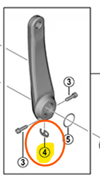 Shimano XT FC-M8100 安全片 / Shimano XT FC-M8100 Plate