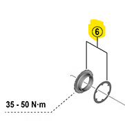 Shimano FC-M9200 Lock Ring And Washer 鎖環與墊圈