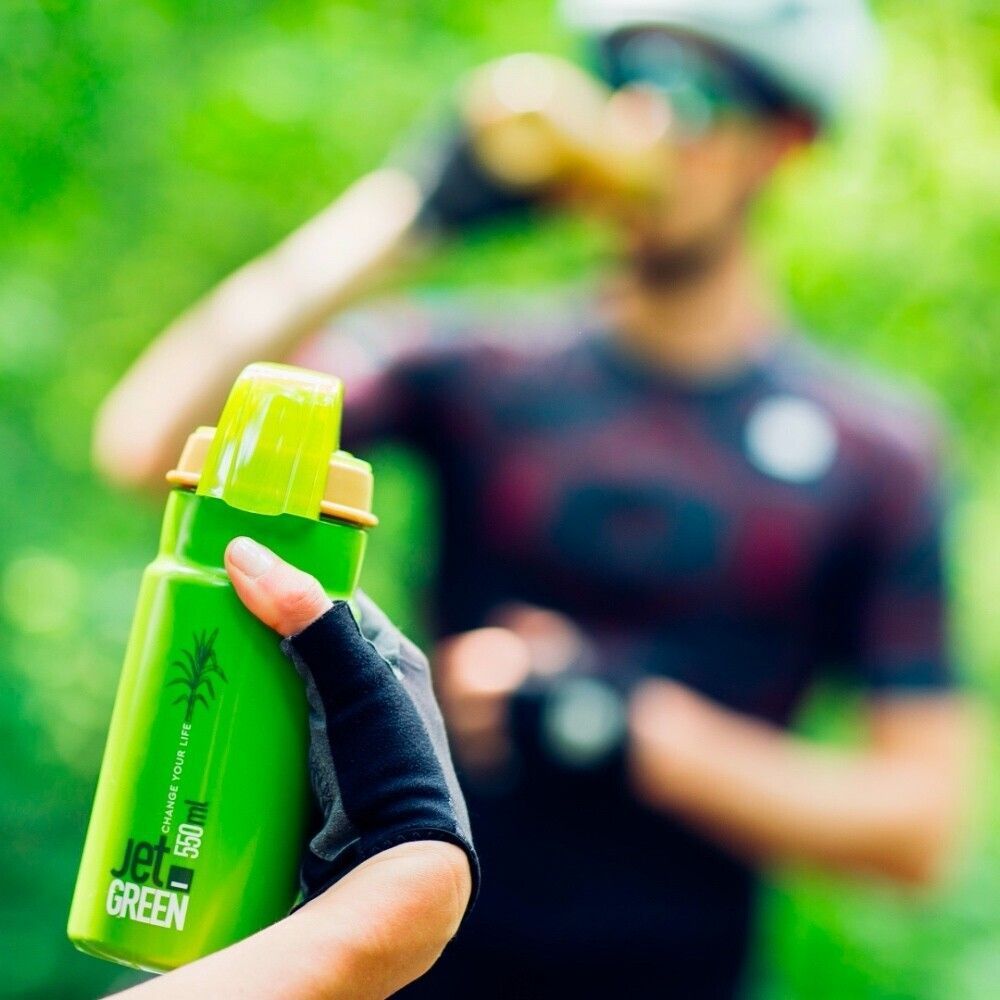 ELITE JET GREEN PLUS 有蓋水壺 -綠色-550ML / ELITE JET GREEN PLUS BOTTLE -GREEN-550ML