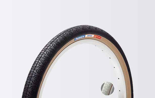 PANARACER HP406 不摺外呔~20x1.75 (40-406) -黑色啡邊 / PANARACER HP406 WIRE TIRE 20X1.75 (40-406) - BLACK/AMBER