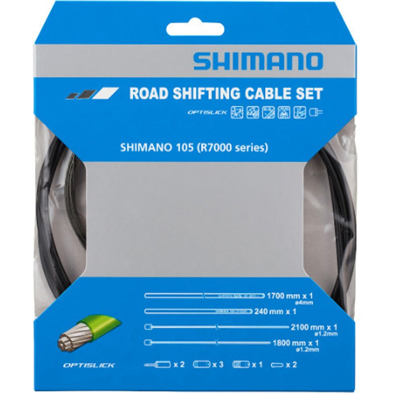 Shimano OPTISLICK Road Shift Cable Set - Black