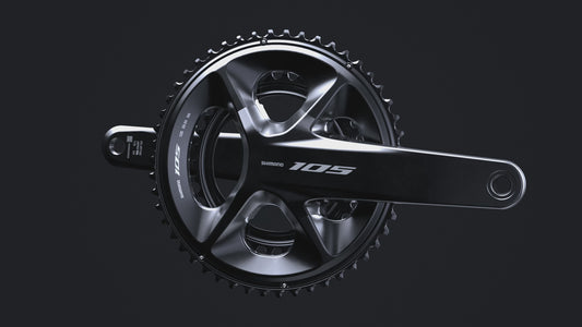 Shimano 105 十二速雙片鏈鉼-黑色-FC-R7100 / Shimano 105 Chainwheel-12Speed-Black-FC-R7100