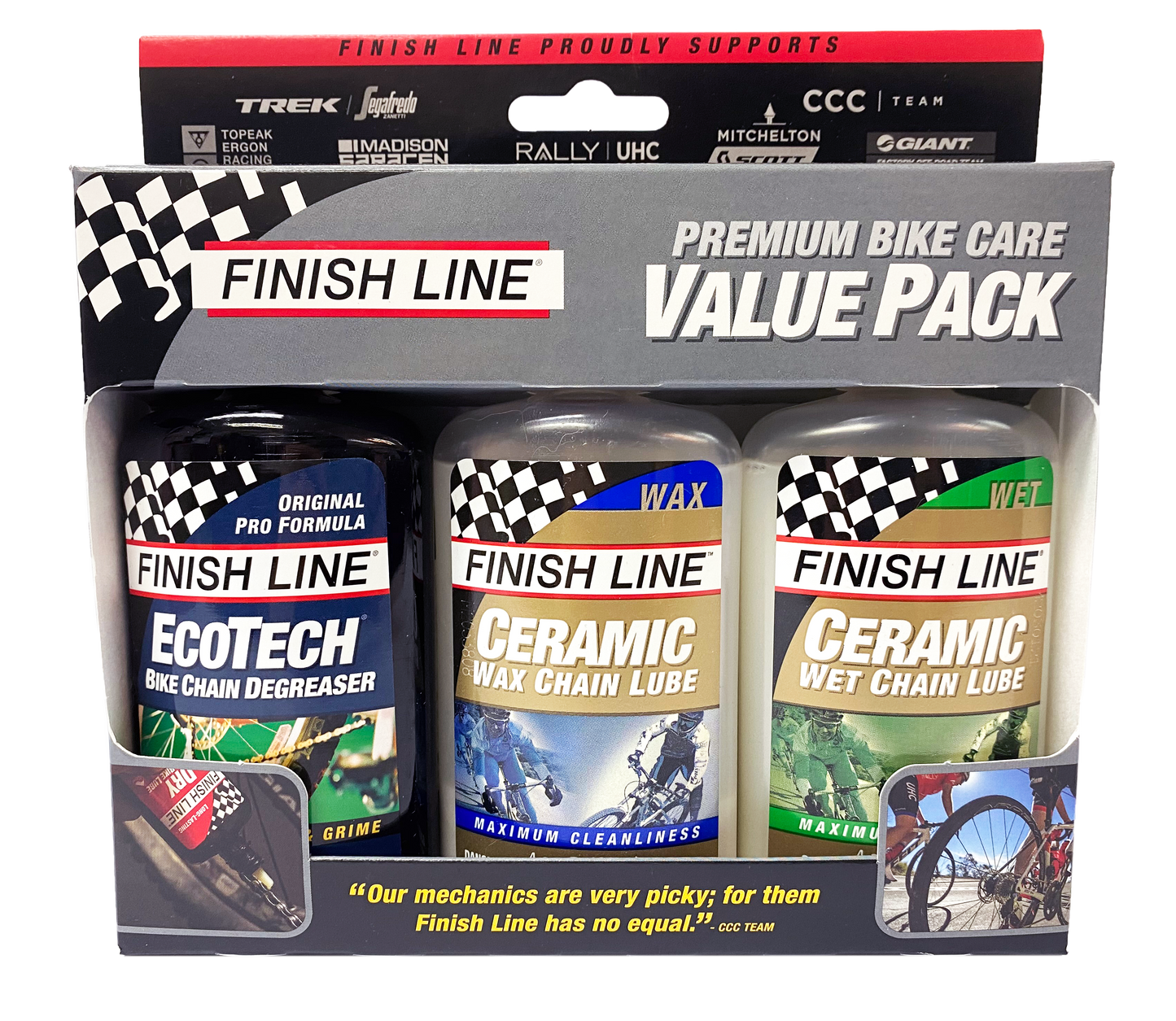 FINISHLINE PREMIUM BIKE CARE VALUE 3 PACK