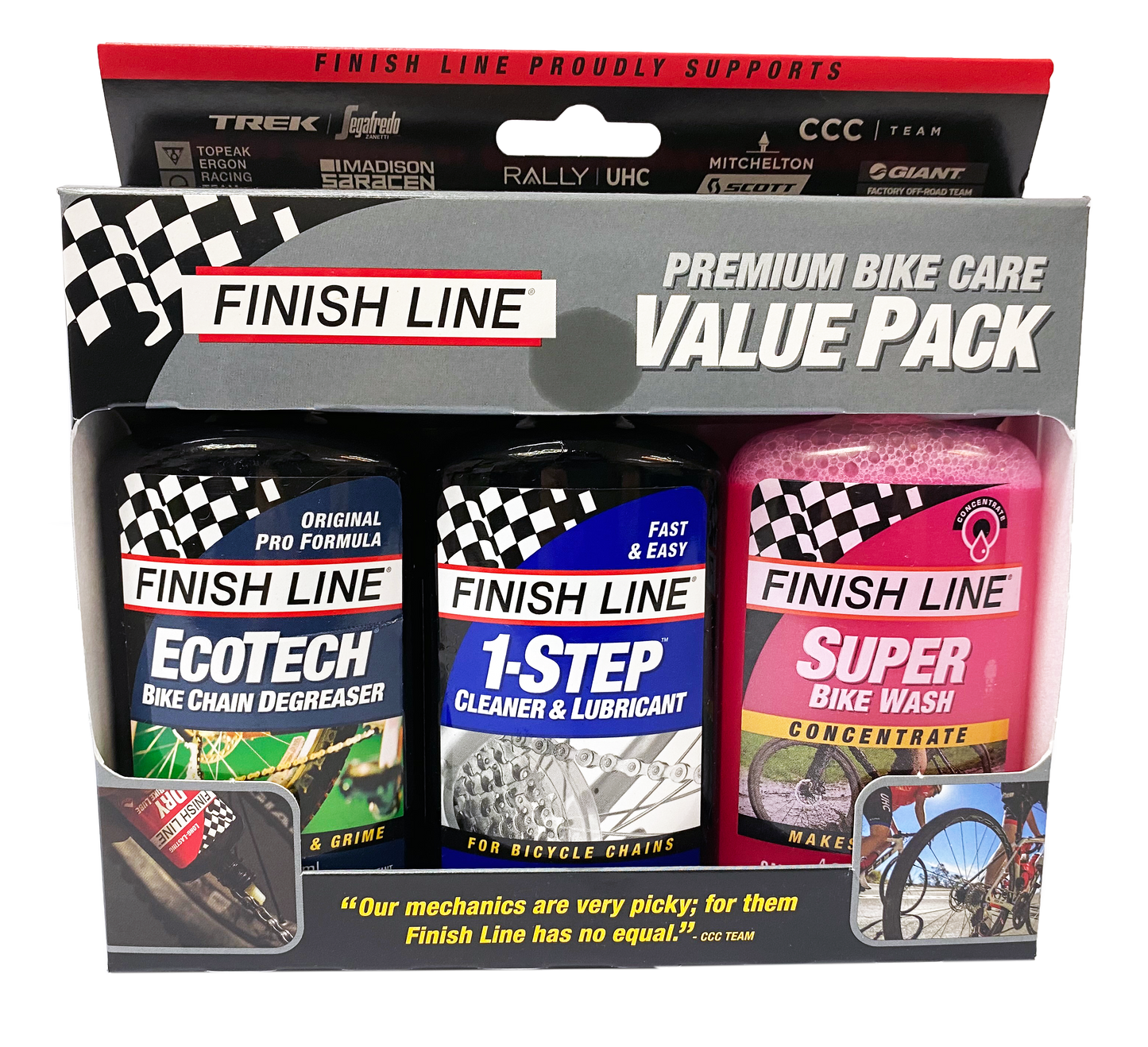 FINISHLINE PREMIUM BIKE CARE VALUE 3 PACK