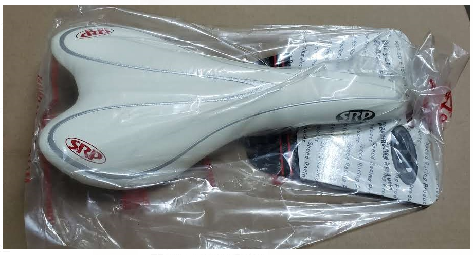 SRP 1200U COMPETITION TAIL 鈦邊座位 白色 / SRP 1200U COMPETITION SADDLE WITH TITANIUM