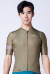 ATLAS Men's cool black multi-section short-sleeved cycling shirt~JCM-181~30~38C / ATLAS MEN SHORT SLEEVE JERSEY, JCM-181~30~38C