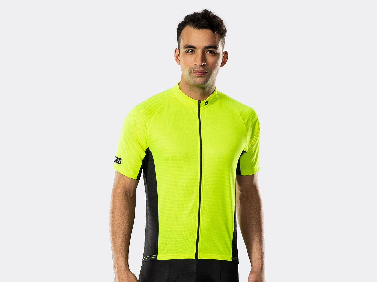 BONTRAGER SOLSTICE SHORT SLEEVE JERSEY-Visibility Yellow/ BONTRAGER SOLSTICE SHORT SLEEVE JERSEY-Visibility Yellow