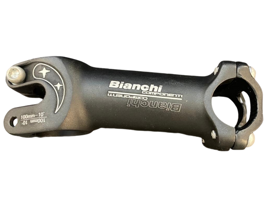 BIANCHI Head Pillar~10MMX10°~31.8~Black FOR mountain climbing car or sports car/BIANCHI STEM~100MMX10~31.8~BK~FOR MTB OR ROAD