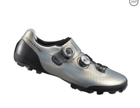 SHIMANO SH-XC901 Mountain Bike Shoes-Wide-Silver/ SHIMANO SH-XC901 MTB SHOES-WIDE-SILVER 