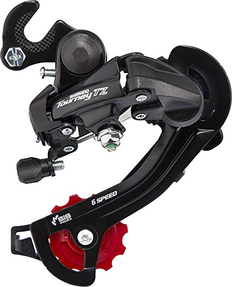 SHIMANO 6-speed hooked foot-RD-TZ500-GS / SHIMANO REAR DERAILLEUR-6 SPEED-RD-TZ500-GS(B)