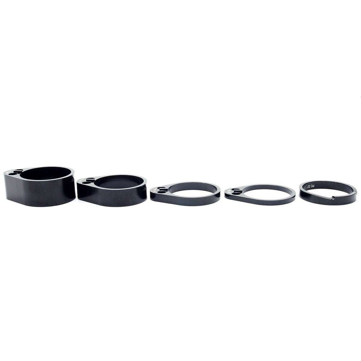 PRO VIBE road vehicle spacer set-1-1/4 (3/5/10/15MM) / PRO VIBE HEADSET/STEM SPACER SET-1-1/4-3/5/10/15MM