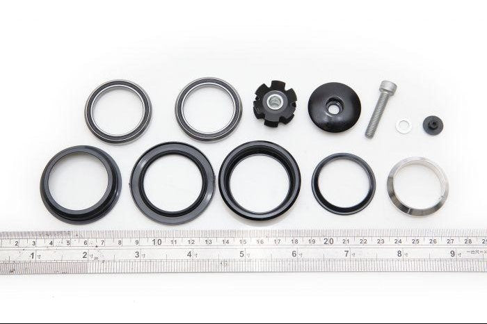 TERN Headset 叉盆, Flux Pro, Semi-Intgrtd, 1-1/8", A/C Sealed Bearing, Black
