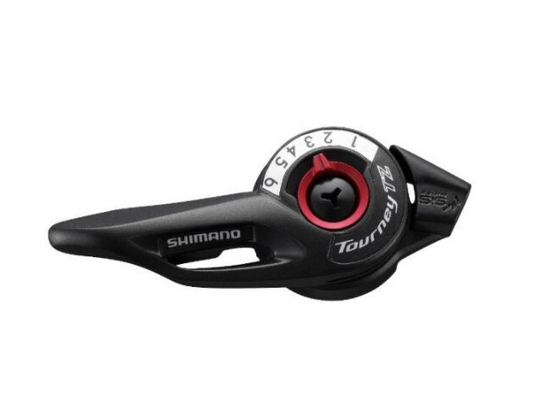 SHIMANO Six-Speed ​​Right Wave Hand-Black-TZ500-6R / SHIMANO THUMB RIGHT SHIFTER SHIFT LEVER SET-SL-TZ500-6R 