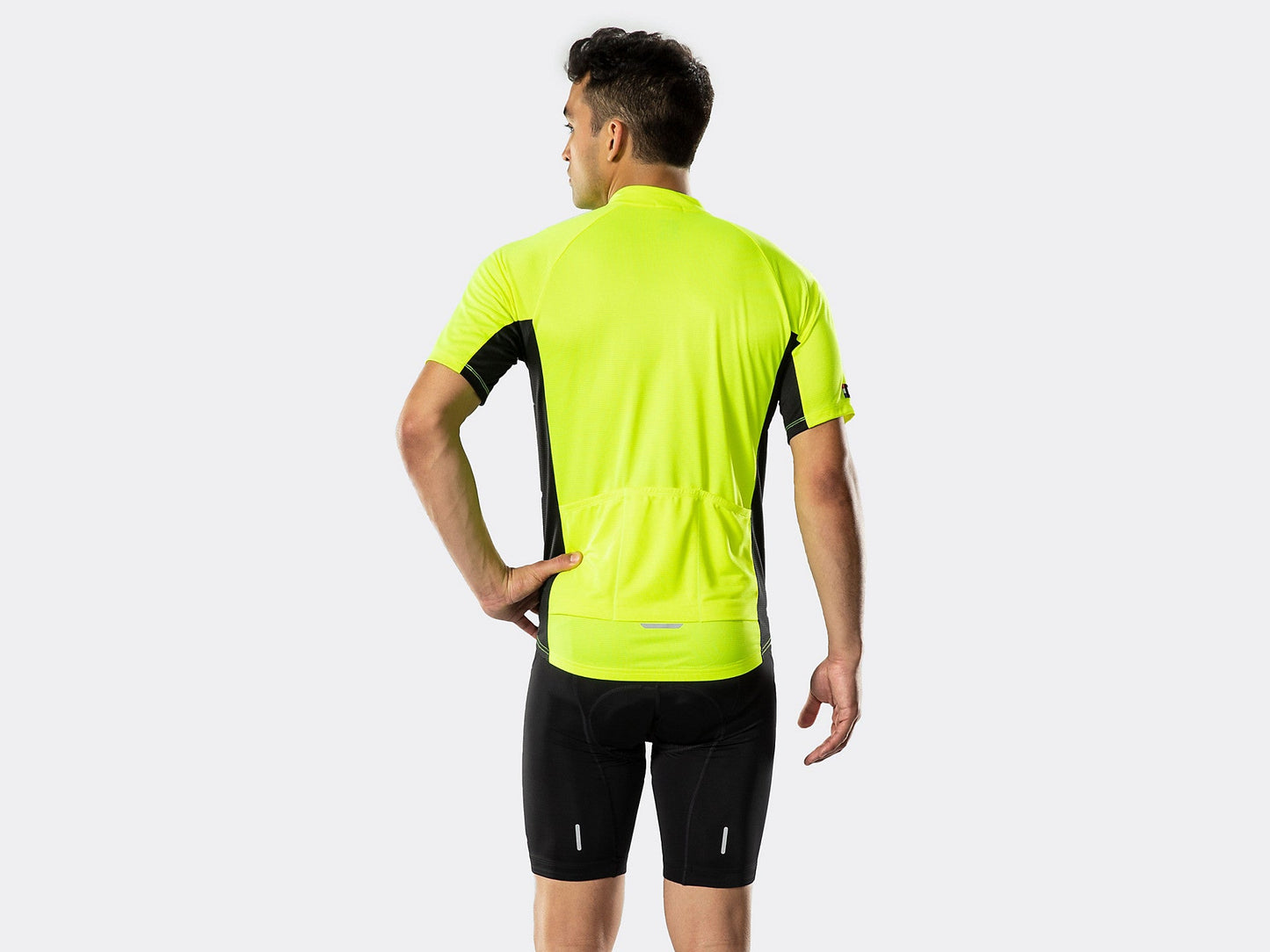 BONTRAGER SOLSTICE SHORT SLEEVE JERSEY-Visibility Yellow/ BONTRAGER SOLSTICE SHORT SLEEVE JERSEY-Visibility Yellow