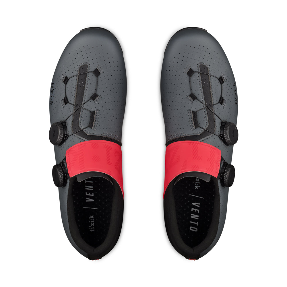Fizik Vento Infinito Carbon 2 公路車鞋-灰紅色-41碼 / Fizik Vento Infinito Carbon 2 Road Shoes-Grey / Coral