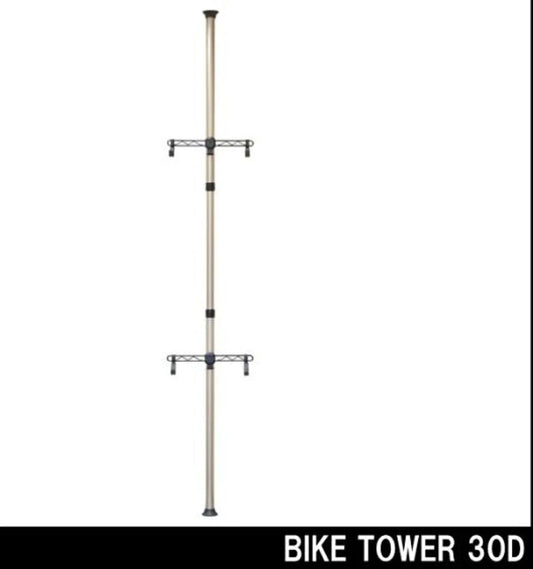 MINOURA BIKE TOWER 30 horizontal hanging pillar-gold/ MINOURA BIKE TOWER 30 DISPLAY STAND-GOLD