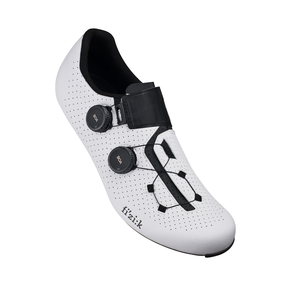 Fizik Vento Infinito Carbon 2 公路車鞋(闊頭)-白黑色 / Fizik Vento Infinito Carbon 2 Road Shoes Wide Fit-White/Black