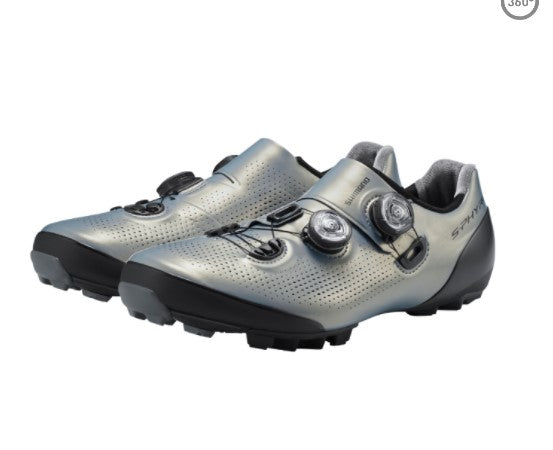 SHIMANO SH-XC901 Mountain Bike Shoes-Wide-Silver/ SHIMANO SH-XC901 MTB SHOES-WIDE-SILVER 