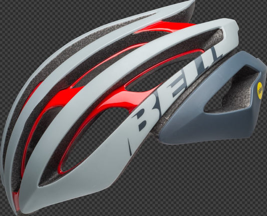 BELL Z20 MIPS Road Helmet-Matt Gray Red M/G GRY/CRSM