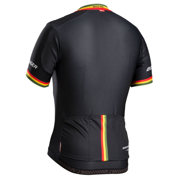 BONTRAGER RL RASTA STRIPE short-sleeved cycling shirt ~ black / BONTRAGER RL RASTA STRIPE JERSEY ~ BLACK