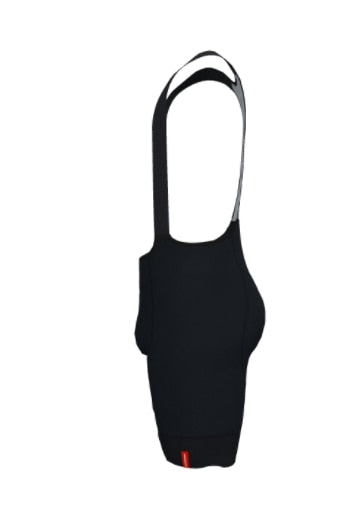 ATLAS 50% Breathable Suspenders x Sixth Generation Pad, SB-740-B, Black (30℃~38℃) / ATLAS MEN BIB SHORT, 6 Gen Pad (30℃~38℃)