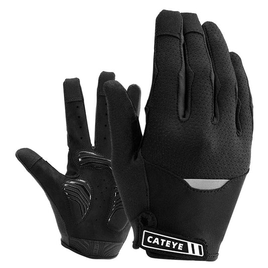 CATEYE Light and Shadow Power Breathable Long Finger Gloves~Black/ CATEYE AR PRO LF GLOVES~BLACK