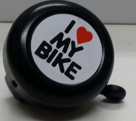 中國心形鐘-黑-97-1B / CHINA "I LOVE MY BIKE" BELL-BK-97-1B