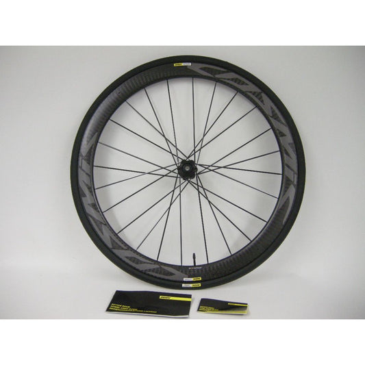 Mavic 2017 Cosmic Pro Carbon 中心鎖碟煞開口前輪12X100 / Mavic 2017 Cosmic Pro Carbon Disc Clincher Front Wheel 12X100