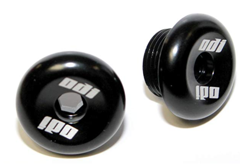 ODI THREADED 鋁合金車頭尾的~黑色 / ODI THREADED ALLOY END PLUG~BLACK