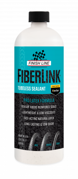 FINISHLINE FIBERLINK PRO LATEX TIRE SEALANT tubeless tire explosion-proof fluid/ FINISHLINE FIBERLINK PRO LATEX TUBELESS TIRE SEALANT