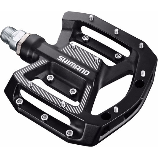 SHIMANO mountain bike flat pedals-black-PD-GR500-L / SHIMANO FLAT PEDAL-BLACK-PD-GR500-L