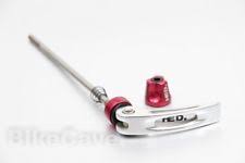 HED 鈦合金後快拆~SILVER/RED / HED REAR TITANIUM SKEWER~SILVER/RED
