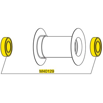 MAVIC 啤呤 - COMETE TRACK 後花鼓用~M40129 / MAVIC KIT BEARING REAR COMETE TRACK~M40129