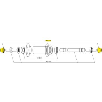 MAVIC 車軸絲母 - COMETE TRACK 後輪~M40772 / MAVIC COMETE TRACK FIXING NUTS~M40772