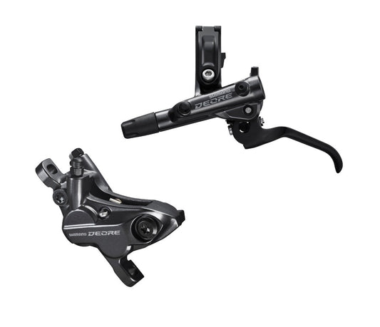 SHIMANO DEORE disc brake set-resin leather-M6120 (4 pistons)/SHIMANO DISC BRAKE ASSEMBLED-RESIN PAD-M6120