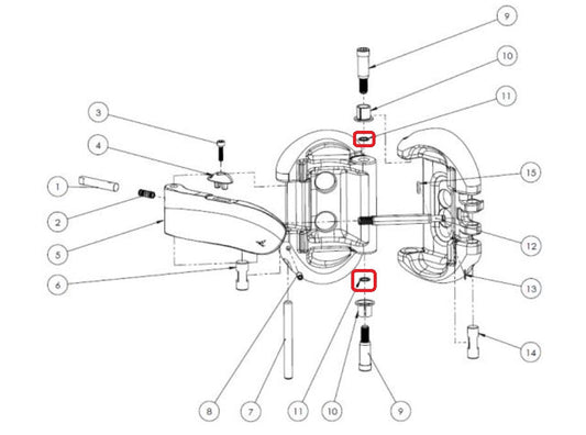 TERN 維修件 - 摺疊盒用介指 SS6X8X0.5T HP-15 PARTS Hinge HW Washer SS6X8X0.5T HP-15