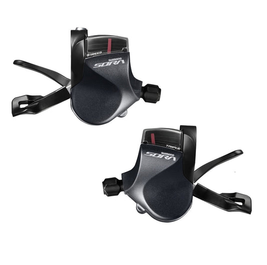 SHIMANO SORA 3X9 平頭波手-SL-R3000/3030 / SHIMANO SORA 3X9 SHIFT LEVER SET-SL-R3000/3030