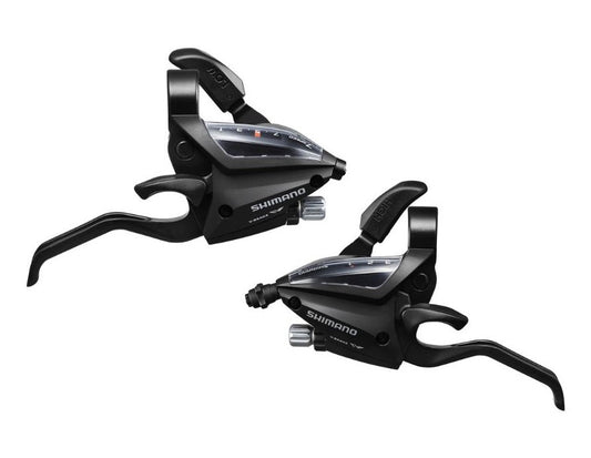 SHIMANO ALTUS 3X7 speed hand lever-black-ST-EF500-2A / SHIMANO ALTUS SHIFT/BRAKE LEVER SET-3X7S-BK-ST-EF500-2A