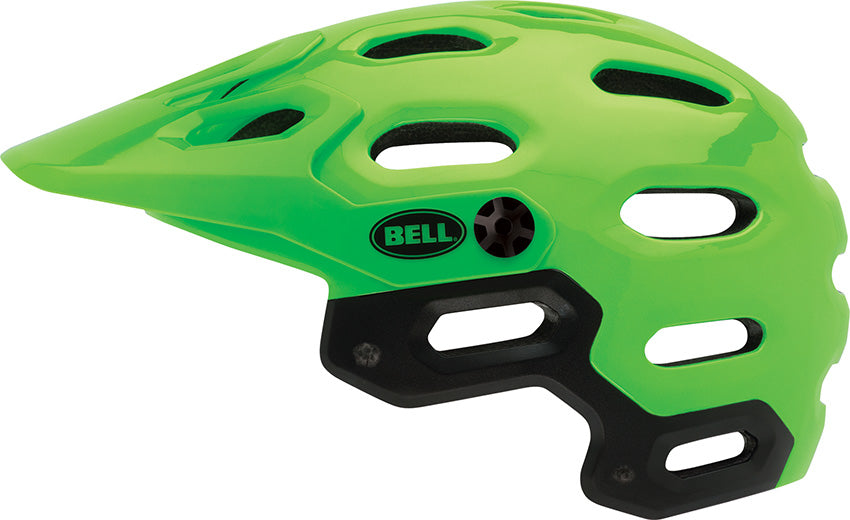 BELL SUPER HELMET-BL/GREEN MOTO