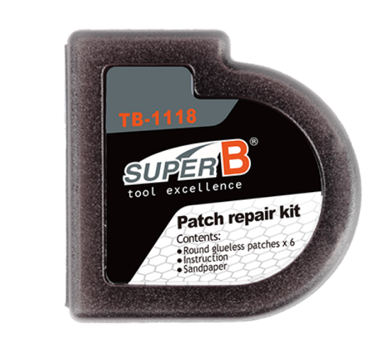 SUPER B glue-free patch repair kit - boxed (60 sets in one box) - TB-1118 / SUPER B Patch repair kit display box (include 60-kit) - TB-1118