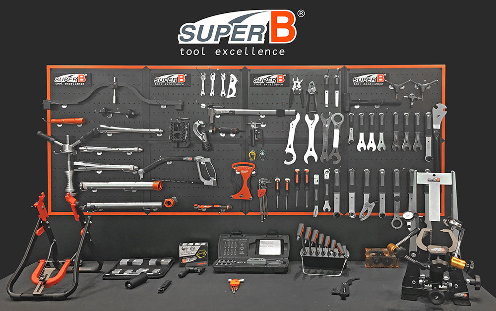 SUPER B eight-in-one tool wall display rack~TB-PB08 / SUPER B PEGBOARD TOOL STORAGE~TB-PB08