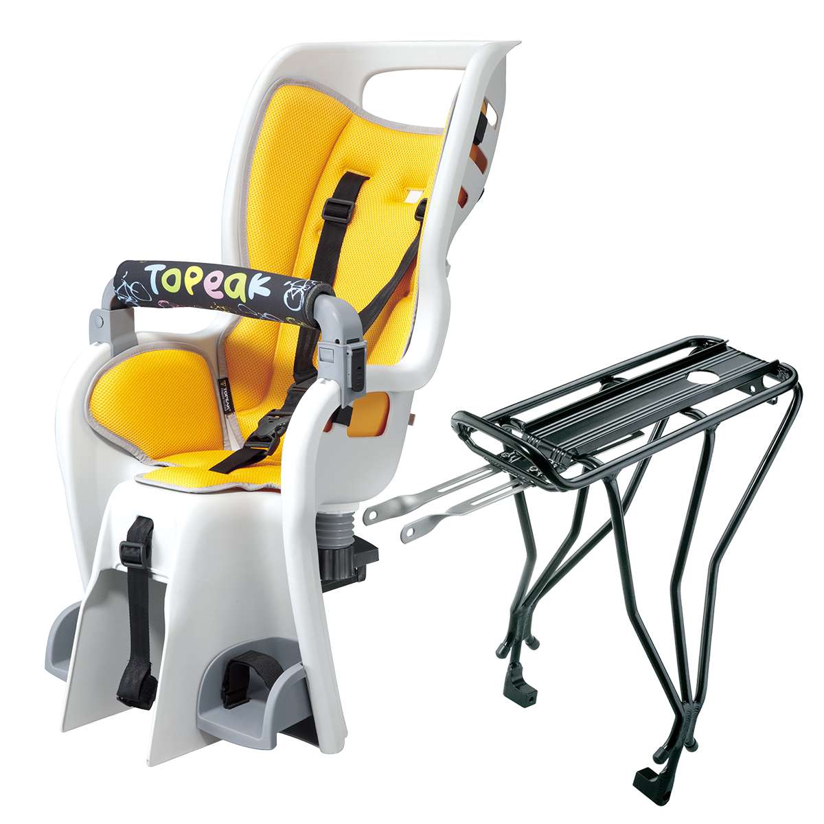 TOPEAK BABYSEAT II嬰兒坐椅跟碟掣碼尾架-TCS2205 / TOPEAK BABYSEAT II W/DISC MOUNT RACK-TCS2205