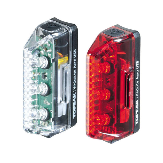 TOPEAK AERO USB COMBO fork front and rear set light-TMS075 / TOPEAK AERO USB COMBO LIGHT-TMS075