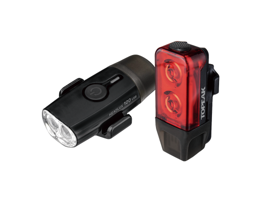 Topeak Powerlux Combo 叉電前後套裝燈 / Topeak Powerlux USB Combo Light, TMS098