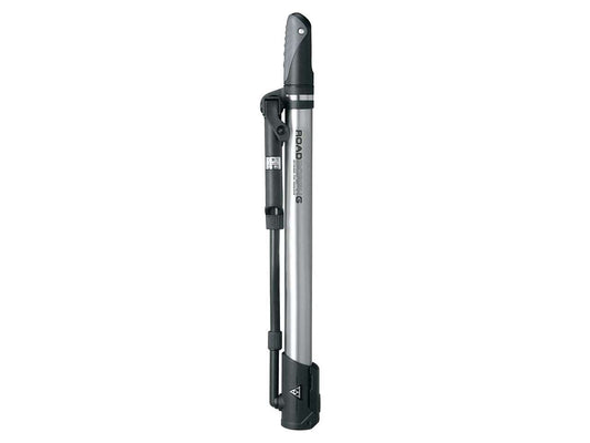 TOPEAK ROAD MORPH Aluminum hand pump with air pressure gauge (can be used as ground pump) TRP-3G / TOPEAK ROAD MORPH PUMP W/ GAUGE~TRP-3G