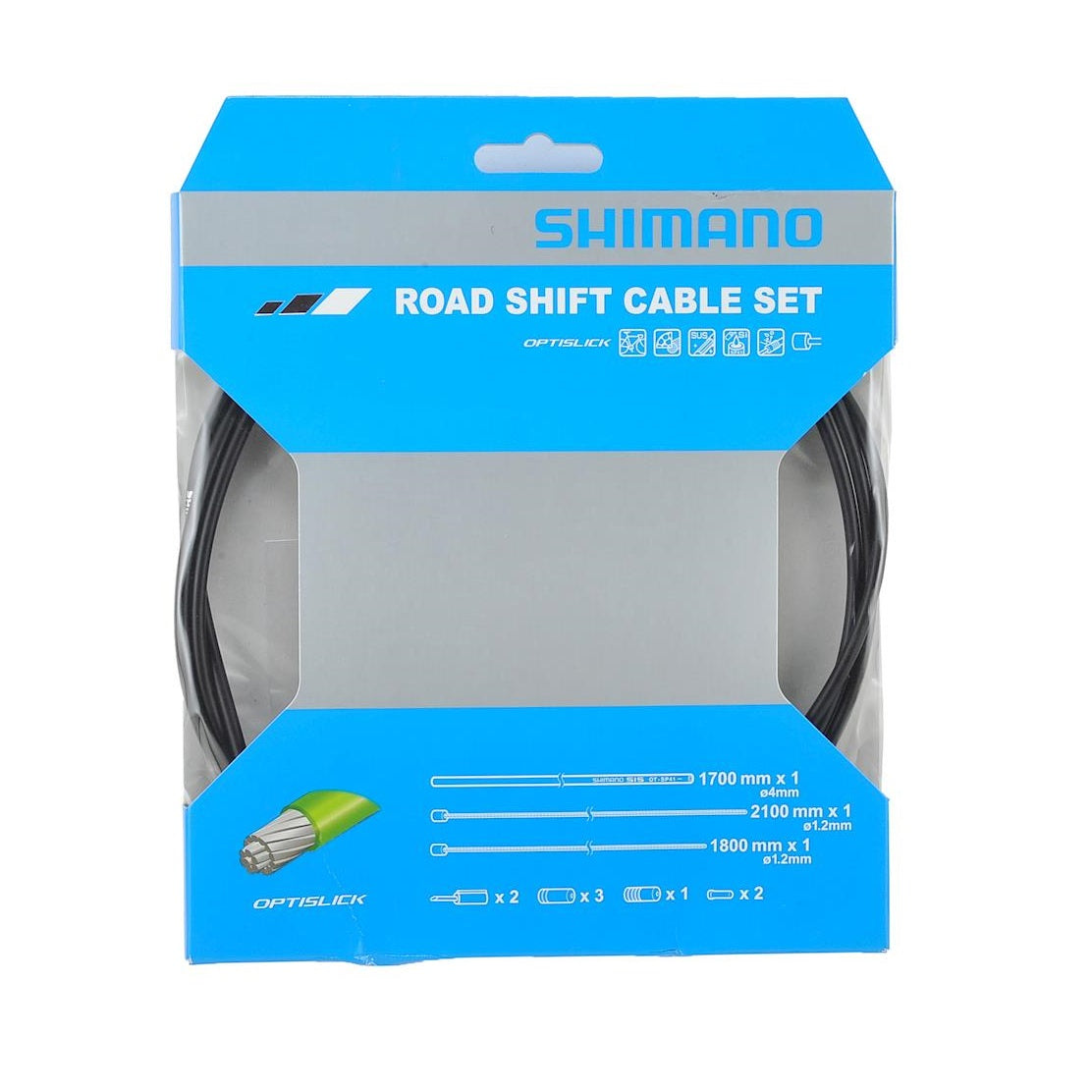 SHIMANO OPTISLICK 波線連殼套裝 (105等級) / SHIMANO ROAD OPTISLICK SHIFT CABLE SET (105 LV)